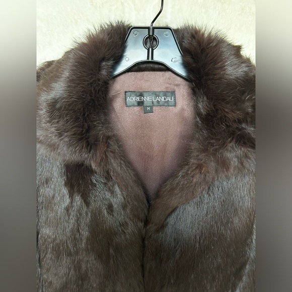 Adrienne Landau Rabbit Fur Vest - Picture 9 of 12